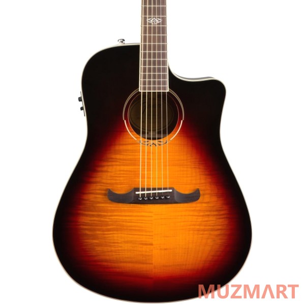 Fender T-Bucket 300-CE, 3-Color Sunburst Электроакустическая гитара