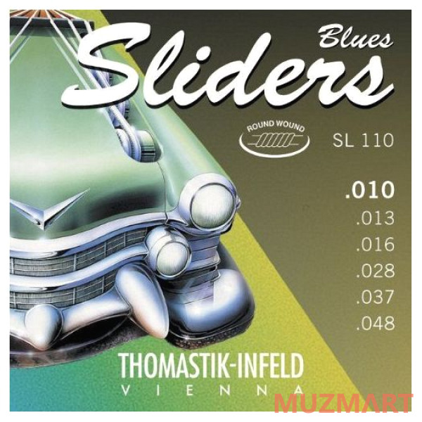 Thomastik SL110 Blues Sliders Комплект струн для электрогитары
