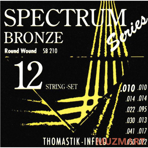 Thomastik SB210 Spectrum Bronze Комплект струн для 12-струнной акустической гитары