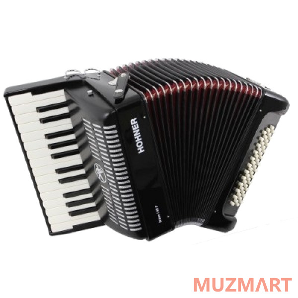 Hohner The New Bravo I 49 F black (A40461) аккордеон 1/2