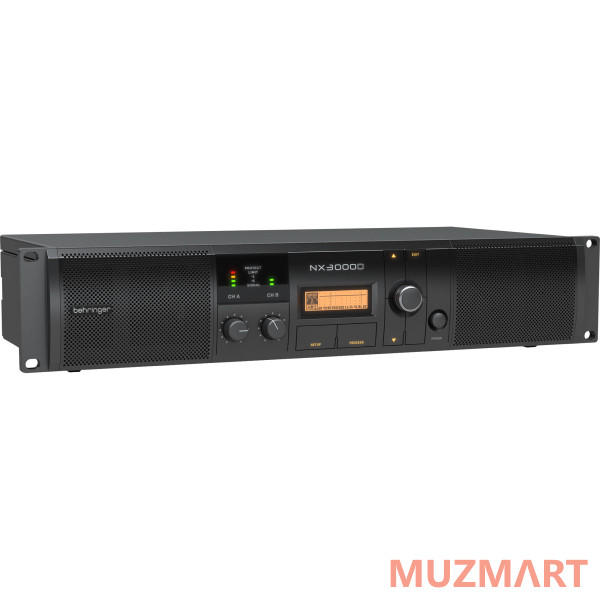 Behringer NX3000D Профессиональный 2-канальный усилитель мощности с DSP