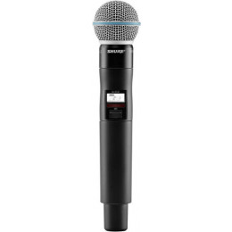 Shure QLXD2/B58 G51 Ручной передатчик серии QLXD с капсюлем микрофона BETA58, частотный диапазон 470-534 MHz
