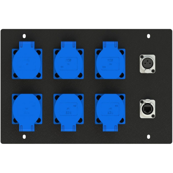 ТТС KPC-P8P-6R-1F3-1RJ Установочная пластина