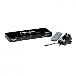 Muxlab 500437 Коммутатор 4х1 HDMI с деэмбедером аудио