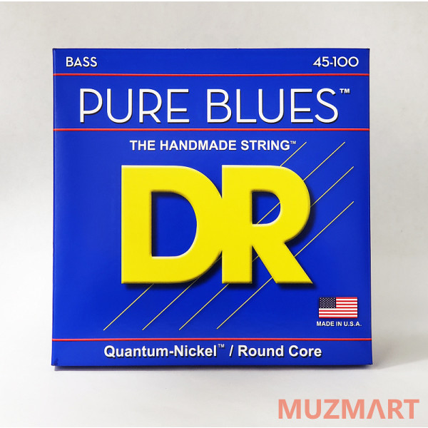 DR PB-45/100 PURE BLUES Струны для бас-гитары