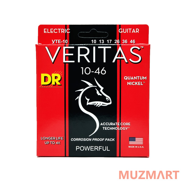 DR VTE-10 VERITAS Струны для электрогитары