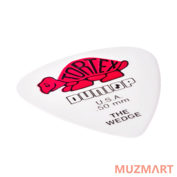 Dunlop 424R.50 Tortex Wedge Медиаторы 72шт, толщина 0.50мм