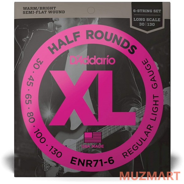 D'Addario ENR71-6 Струны для бас-гитары