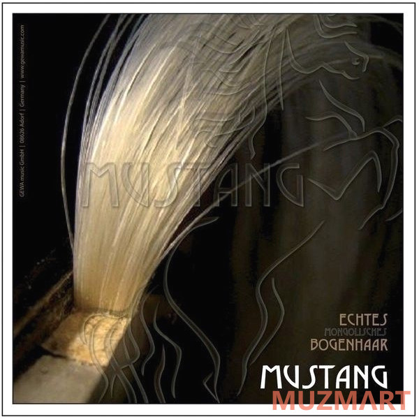 Gewa Mustang Bow Hair Double Bass Black Волос для смычка контрабаса
