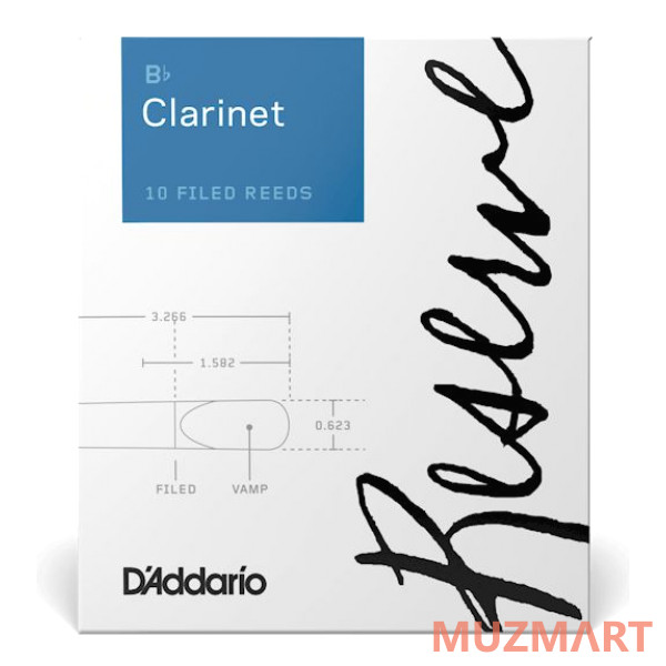 D'Addario DCR1030 Трости для кларнета Bb (3)