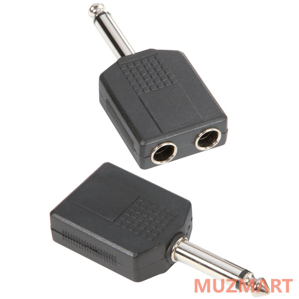 Adam Hall 7547 Y-переходник 2 x 6,3 mono Jack(F)-6,3 mono Jack
