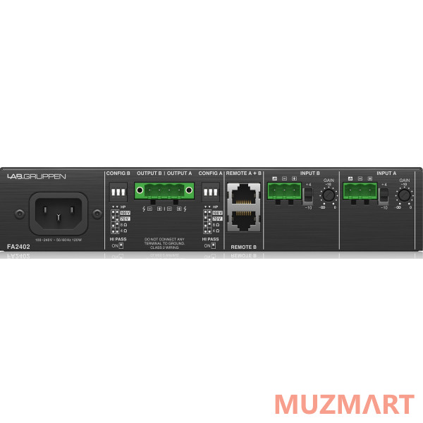 Lab.gruppen FA2402 Усилитель инсталляционный, класс D