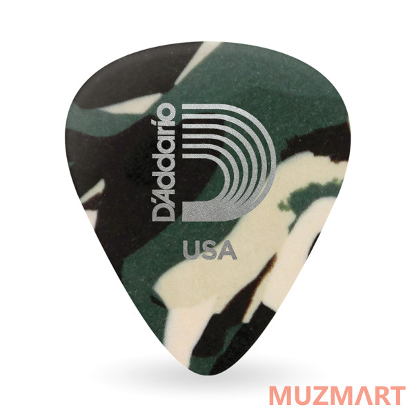 Planet Waves 1CCF2-10 10 PICK CELLULOID CAMO LIGHT Набор медиаторов 10 шт.