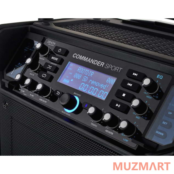 Denon COMMANDERSPORT + Портативная активная АС 120Вт