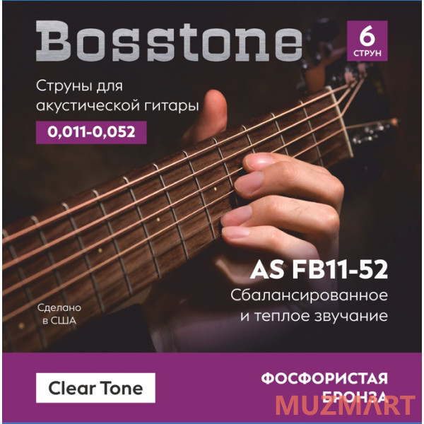 Bosstone Clear Tone AS FB11-52 Струны для акустической гитары