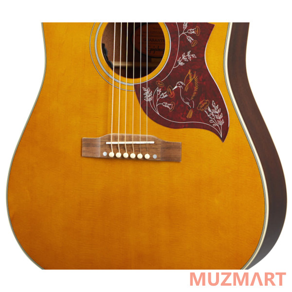 Epiphone Hummingbird Aged Antique Natural Электроакустическая гитара