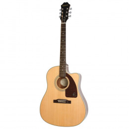 Epiphone J-15 EC Deluxe Natural Электроакустическая гитара с кейсом