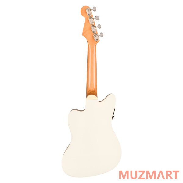 Fender Fullerton Jazzmaster Uke Olympic White Укулеле со звукоснимателем