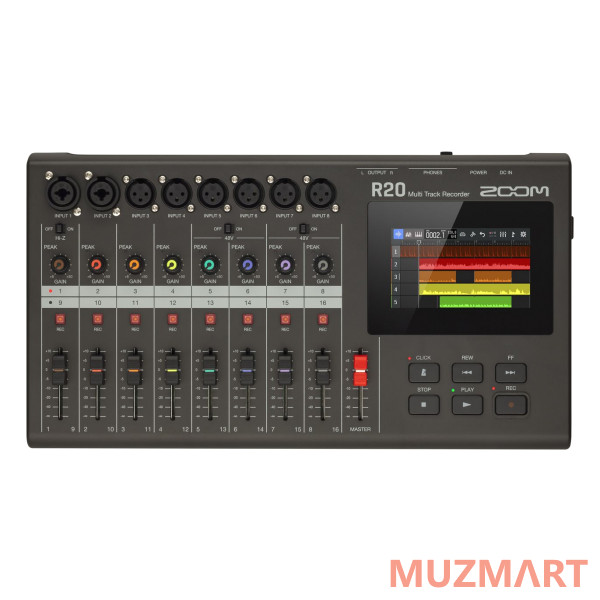 Zoom R20 16-трековый рекордер-портастудия