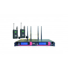 XLine XLine MD-968B Радиосистема двухканальная c поясными передатчиками и головными гарнитурами