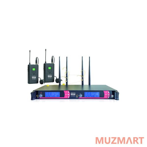 XLine XLine MD-968B Радиосистема двухканальная c поясными передатчиками и головными гарнитурами