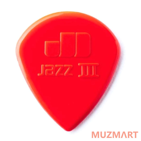 Dunlop NYLON JAZZ-6/PLYPK Медиаторы нейлоновые 1,38 красные
