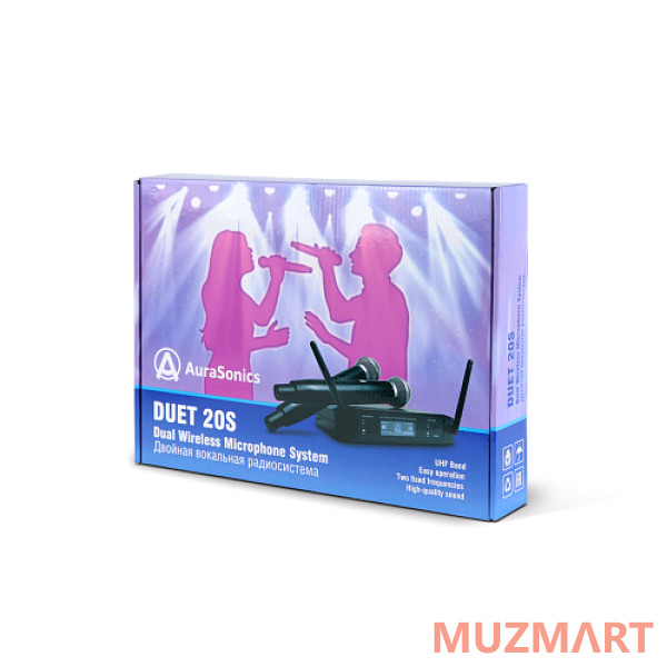 AuraSonics DUET 20S2 Двойная радиосистема с ручными передатчиками