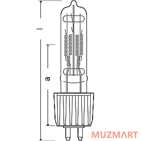 Osram 93729 HPL Лампа галогенная 230V/750W