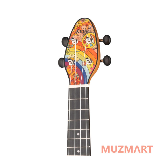 Ortega K2-68 Keiki Designer Series Укулеле сопрано, с чехлом и тюнером