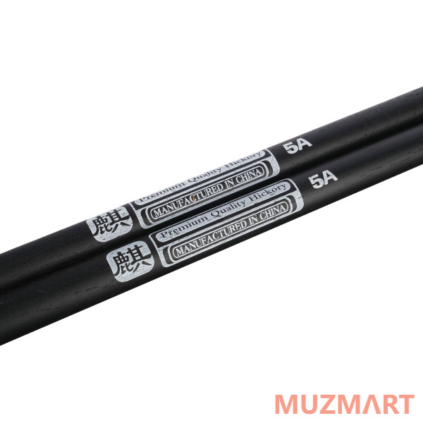 HUN 10103006 Colored Series QI 5A BLACK Барабанные палочки, орех гикори