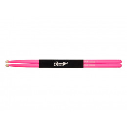 HUN 10101003002 Fluorescent Series 5A Барабанные палочки, розовые, орех гикори