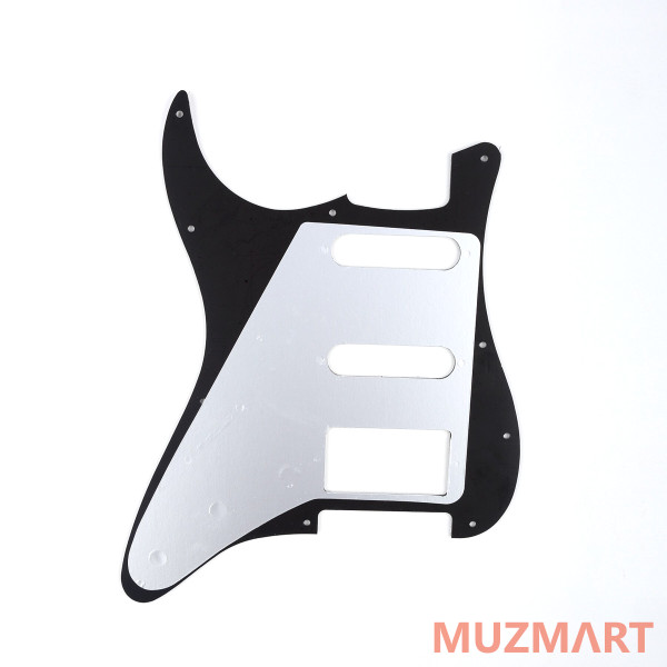 Musiclily MX0311 Защитная накладка электрогитары Fender Stratocaster, 3 слоя, черная