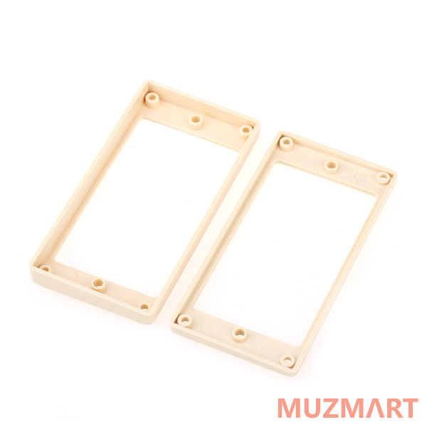 Musiclily MX1588CM-MX1589CM Комплект рамок звукоснимателей (1+1), прямые, кремовые