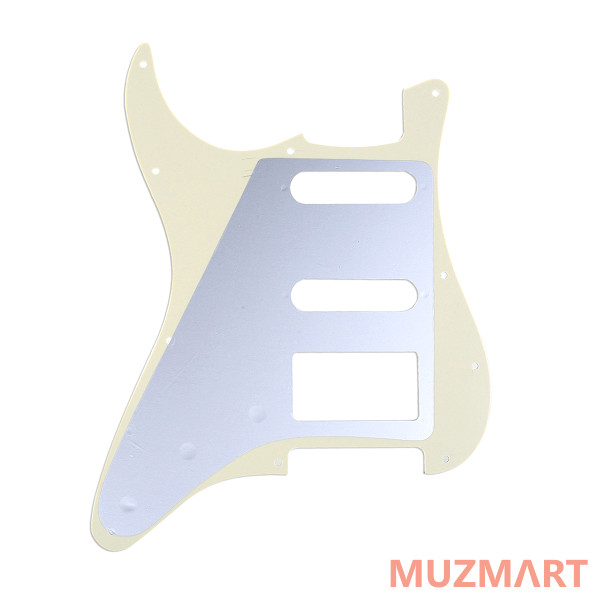 Musiclily MX1382CM Защитная накладка гитары Fender Stratocaster HSS, 3 слоя, кремовая