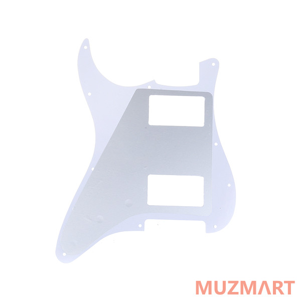 Musiclily MX1379WH Защитная накладка электрогитары Fender Stratocaster HH, 3 слоя, белая