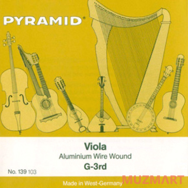 Pyramid 139100 Aluminum Комплект струн для альта