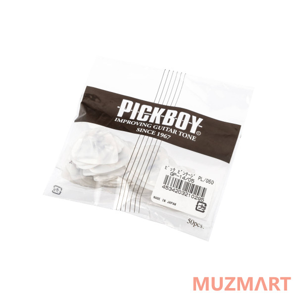 Pickboy GP-14/05 Celluloid Vintage Classic White Pearl Медиаторы 50шт