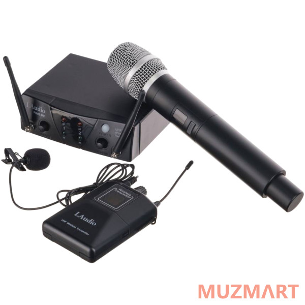 LAudio PRO2-MP Двухканальная радиосистема с ручным передатчиком и петличкой
