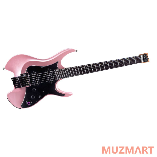 Mooer GTRS W800 Pearl Pink Электрогитара со встроенным процессором