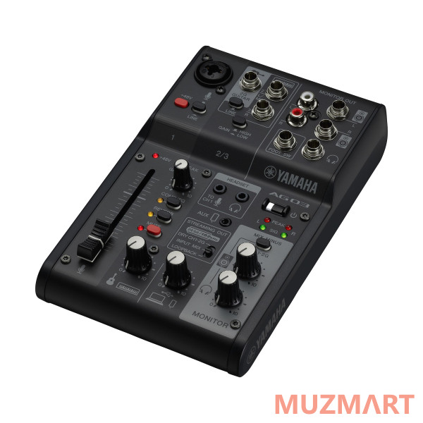 Yamaha AG03MK2 Black Треханальный USB-микшер
