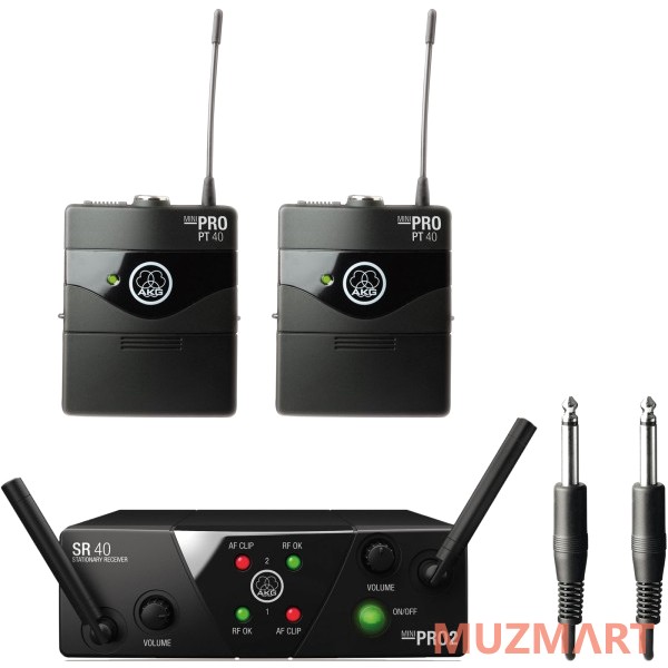 AKG WMS40 MINI2 Instrumental Set BD US45A/C Инструментальная радиосистема с приёмником
