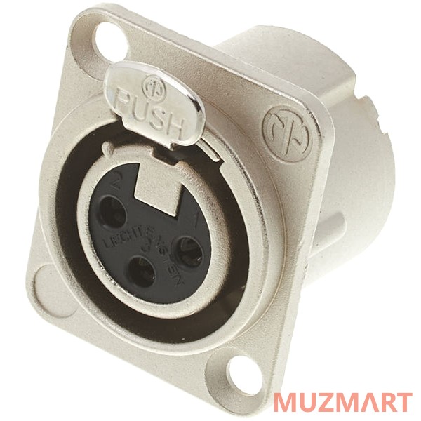 Neutrik NC3FD-LX Панельный разъем XLR female с дополнительной защитой от помех