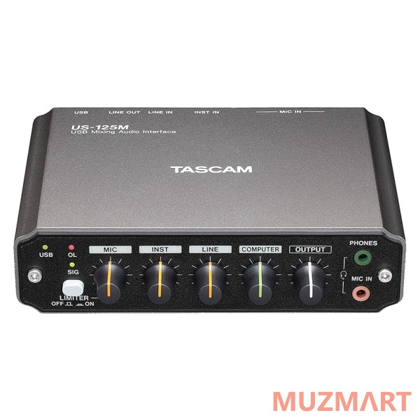 Tascam US-125M 2.0 USB интерфейс