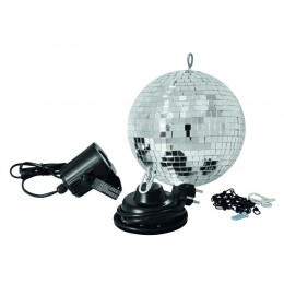 Eurolite Mirror Ball 30 cm SET LED 6000K Зеркальный шар с приводом  и цепью