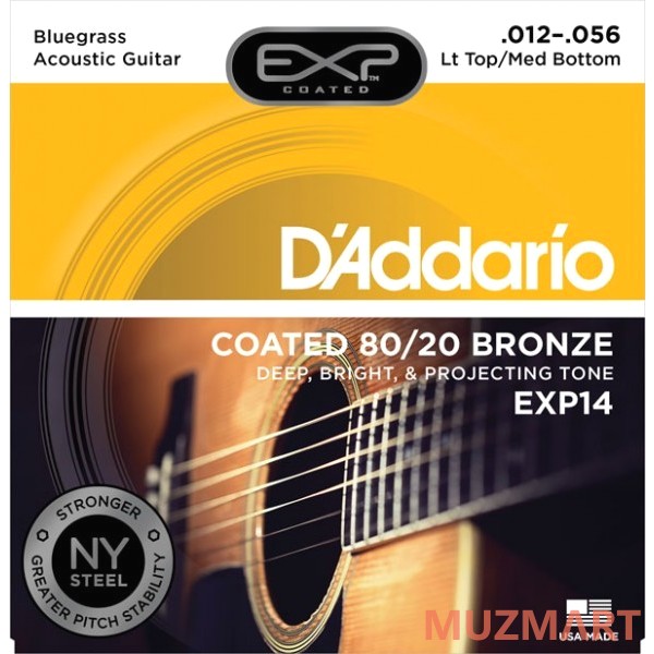D'Addario EXP14 Струны для акустической гитары