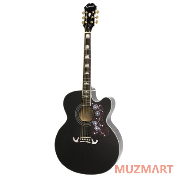 Epiphone EJ-200CE BLACK GLD Электроакустическая гитара