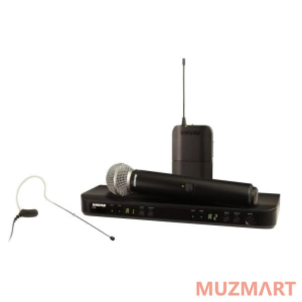 Shure BLX1288E/MX53 K3E Двухканальная радиосистема