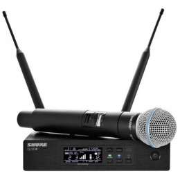 Shure QLXD24E/B58 K51 606 - 670 MHz Вокальная радиосистема с приемником QLXD4 и передатчиком QLXD2/B58