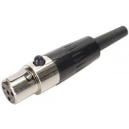Shure WA330 TA4F Мини XLR разъем для петличных микрофонов