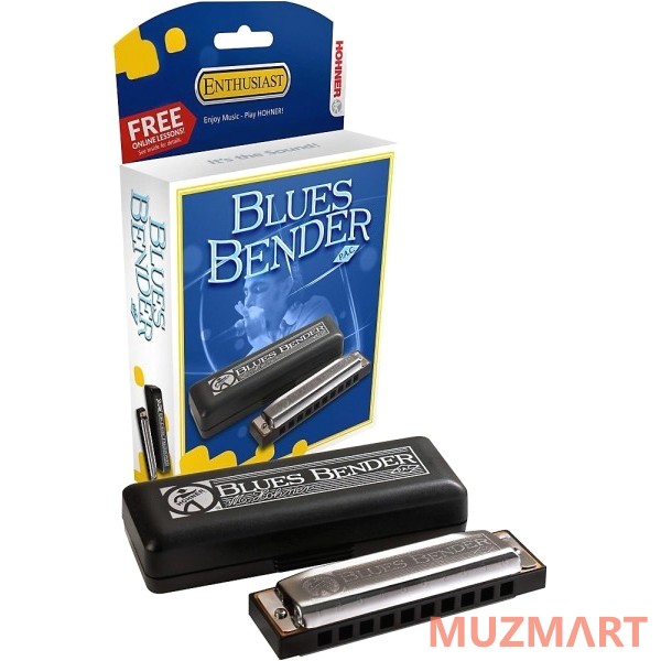 Hohner Blues Bender E (M58505X) с уроками Губная гармоника с уроками